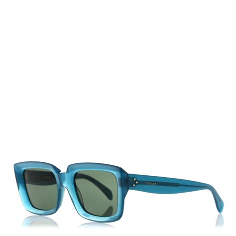 celine cl 41449 s|CELINE Square CL 41449 Sunglasses Blue .